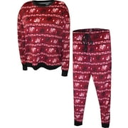 Briefly Stated Womens Harry Potter Logos and Lightning Bolts Ladies Pajamas (Medium)